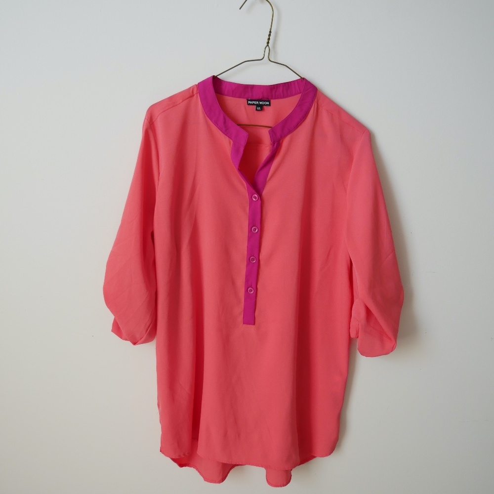 Coral & Pink Tunic